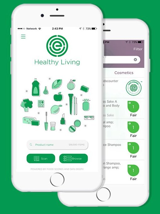 Environmental Working Group Healthy Living App