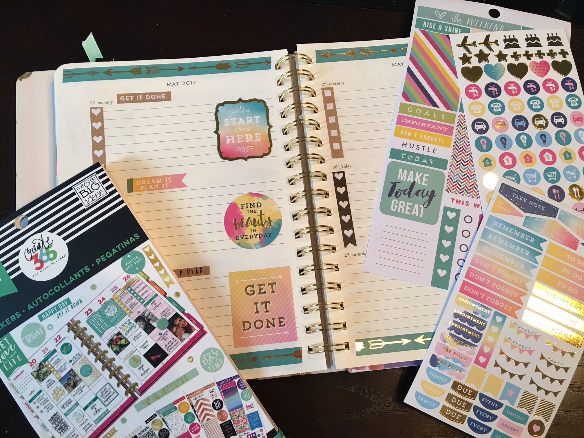 Relieve stress with planners and planner accessories: Creative planners 101