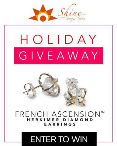 Exclusive French Ascension Herkimer Diamond Earrings Giveaway!